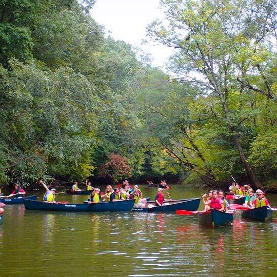 AMRV, RC&D, Field trip, Canoe, Flint Creek, Nature, Outdoors